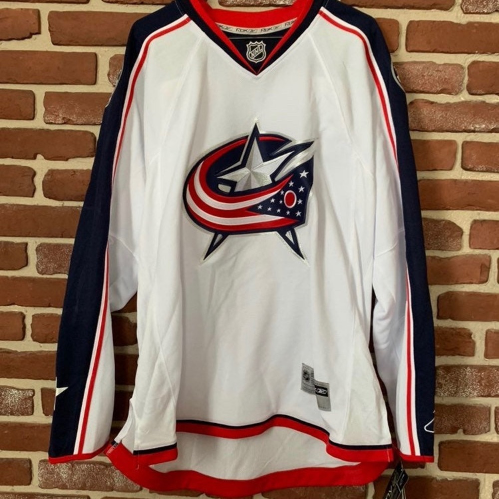 Reebok Columbus bluejackets Jersey #1 Mason size Large
